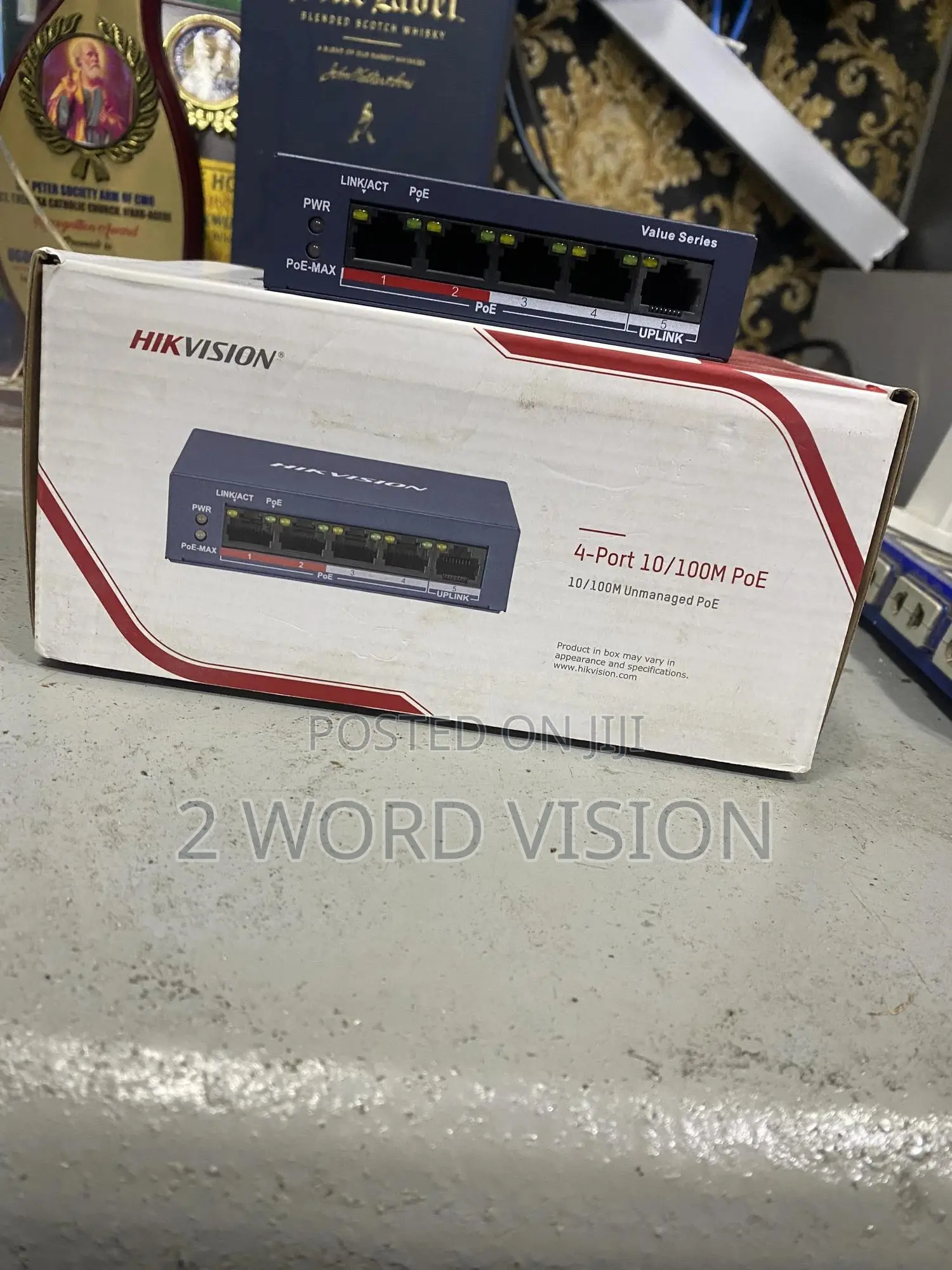 Hikvision Switch POE 4 Port Fast Ethernet Unmanaged POE