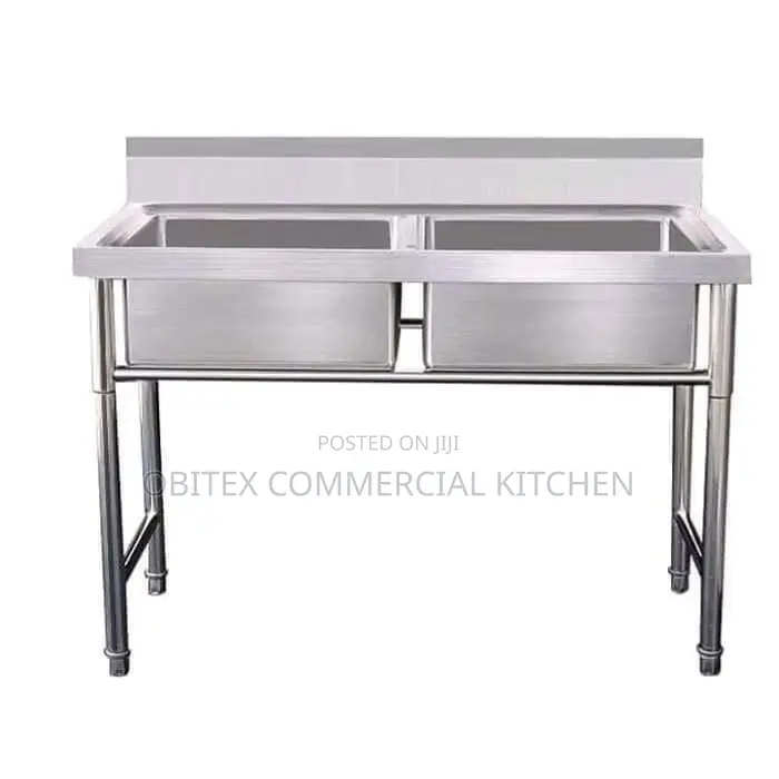Commercial Kitchen Sink Double With Tap Is Available for Sal