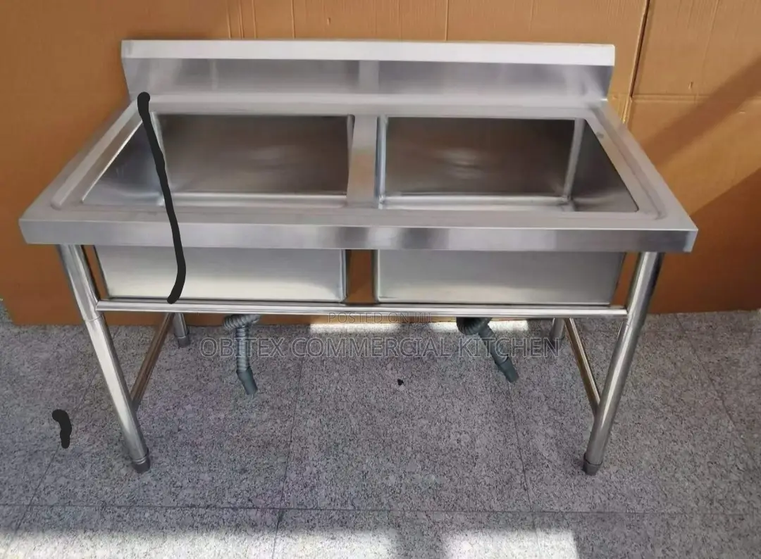 Commercial Kitchen Sink Double With Tap Is Available for Sal