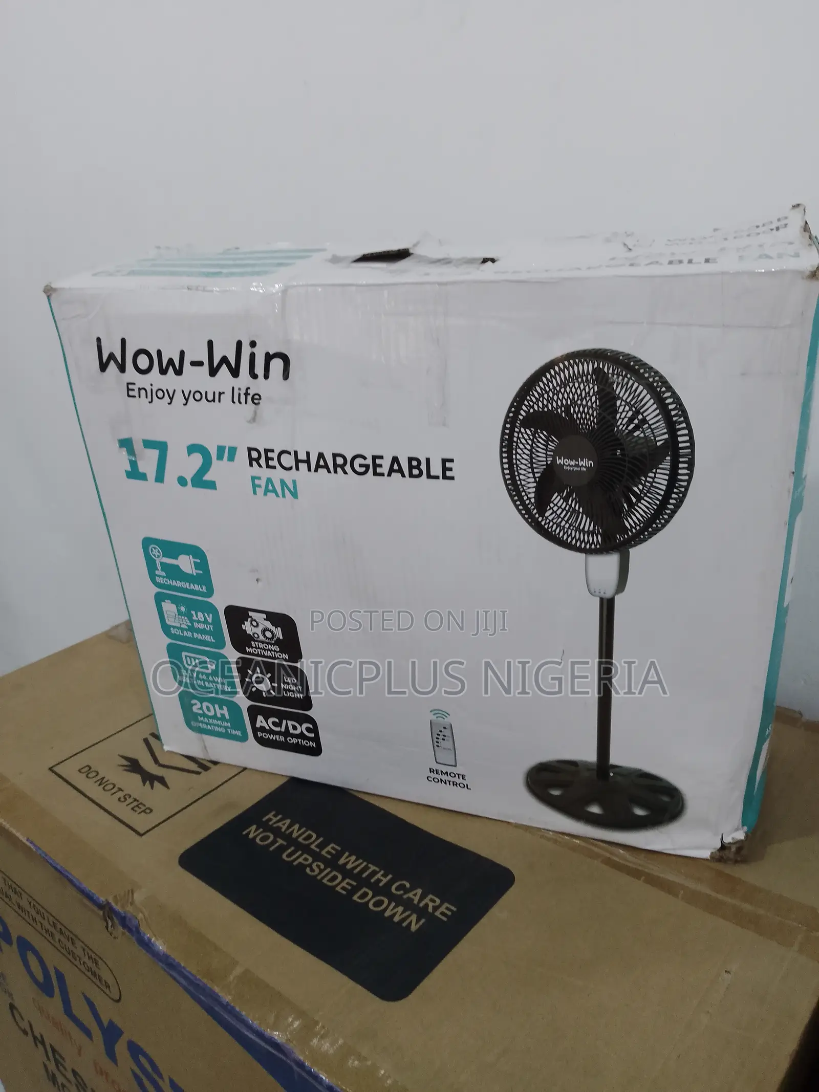 Fat Selling Wow-Win Fan Rechargeable Fan