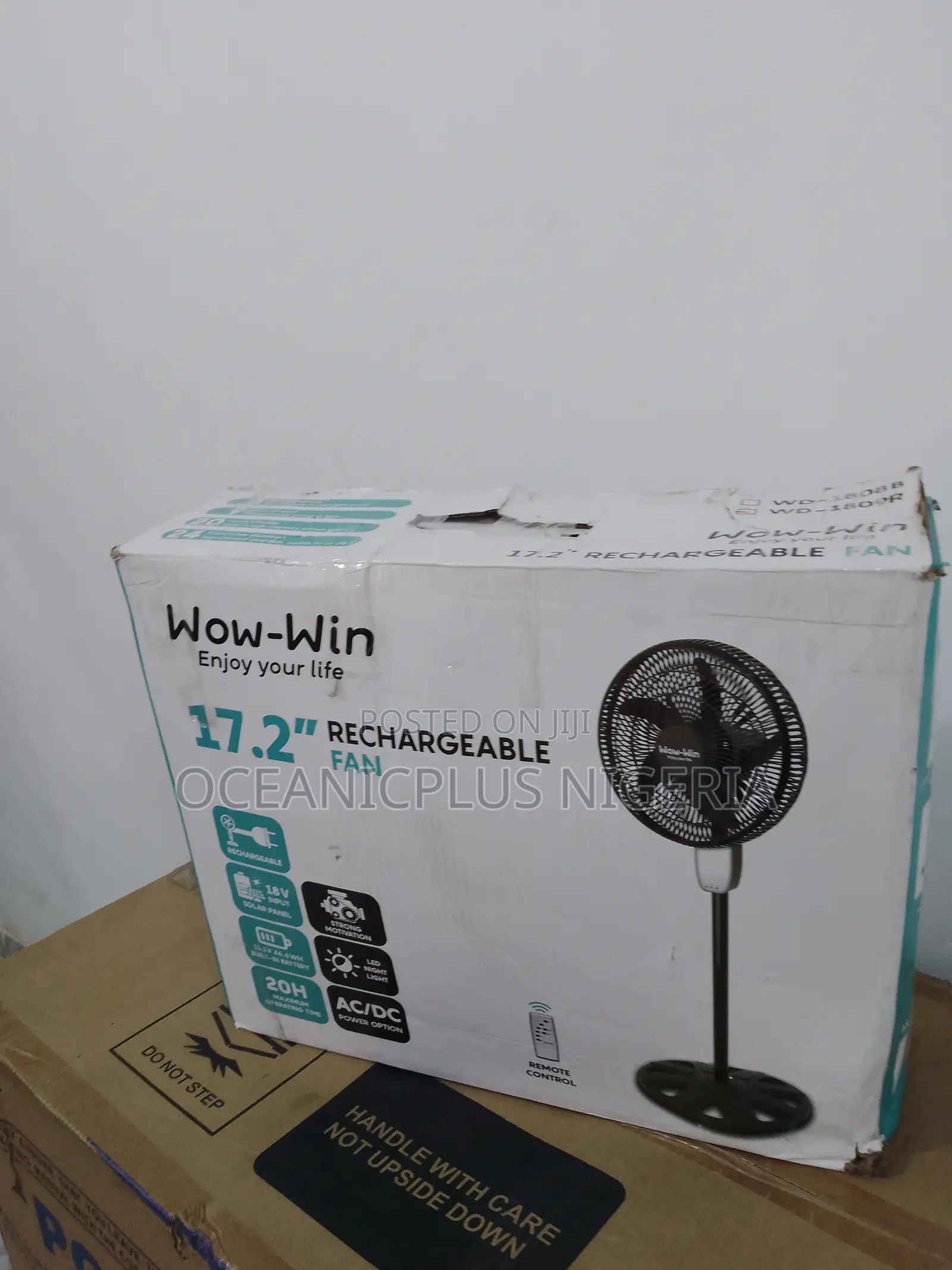Fat Selling Wow-Win Fan Rechargeable Fan