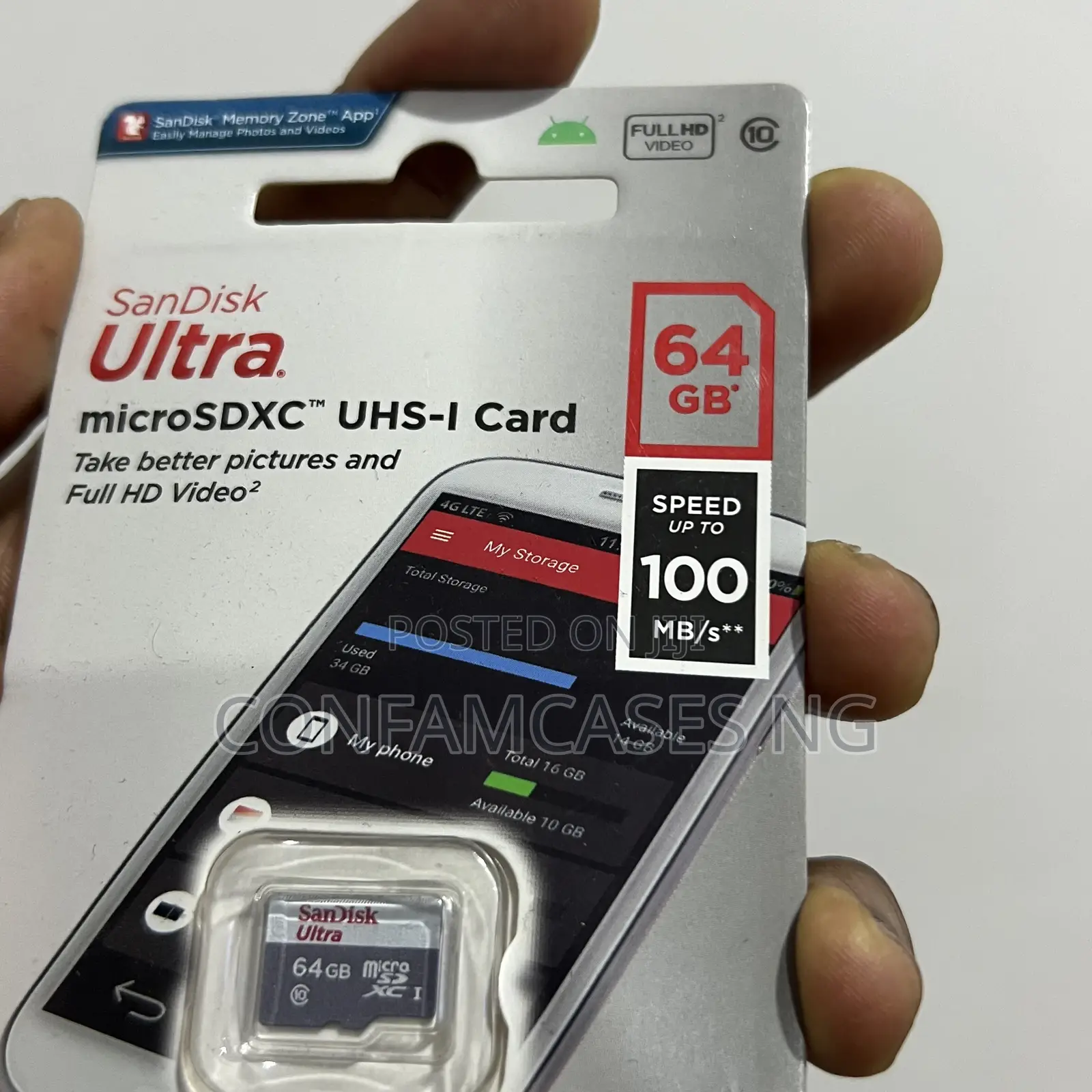 Sandisk 64gb Ultra Microsd Memory Card