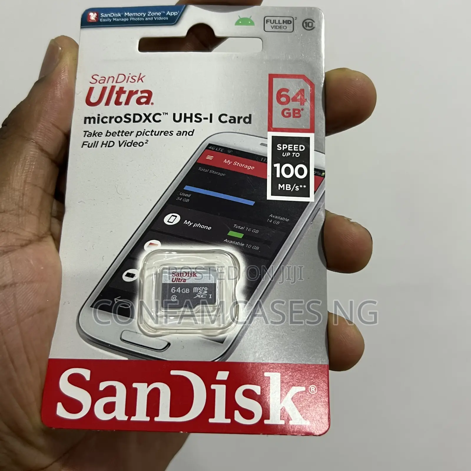 Sandisk 64gb Ultra Microsd Memory Card