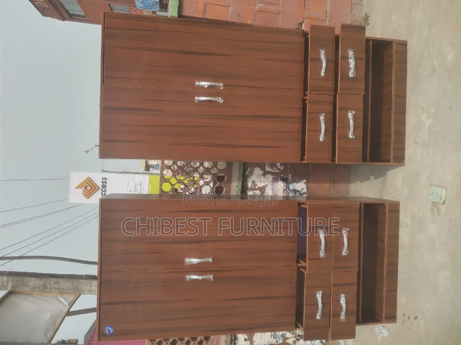 7ftby3ft Wooden Two Door Wardrobe Made With HDF Wood
