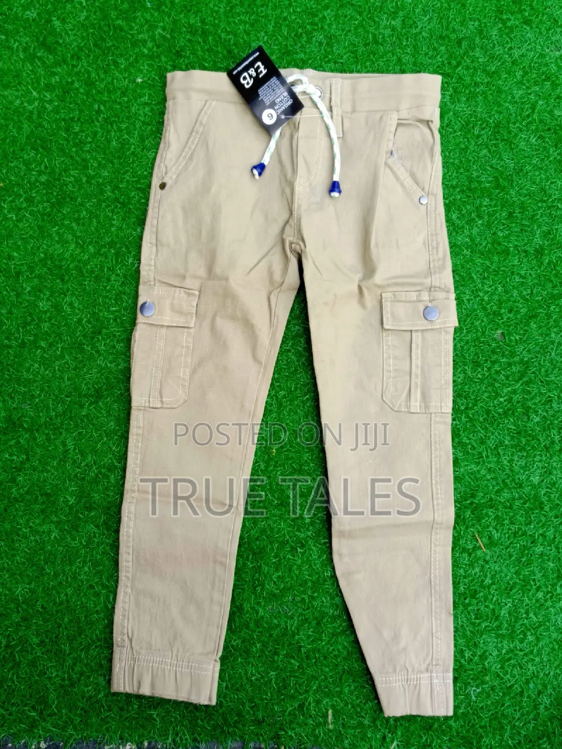Unisex Combat Chinos Joggers for Ages 3 to 12 Years