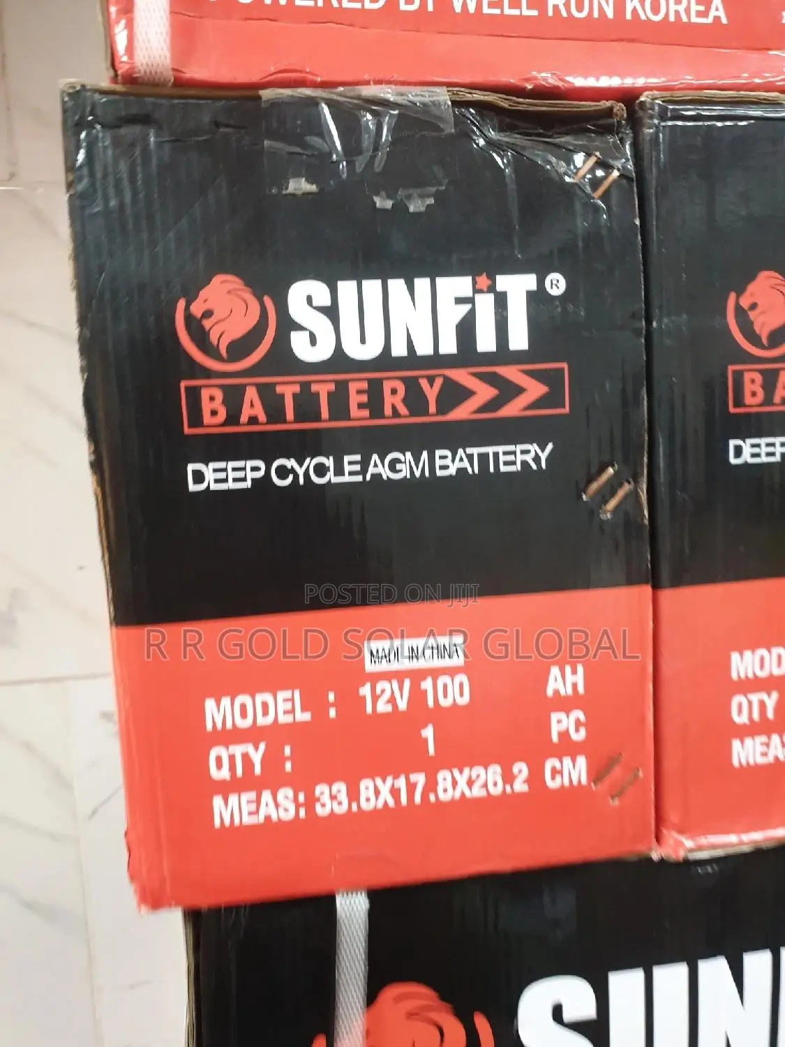 100ah Sunfit Battery