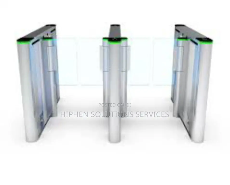 2 Lanes Flap Barrier Swing Turnstile Access Control Security