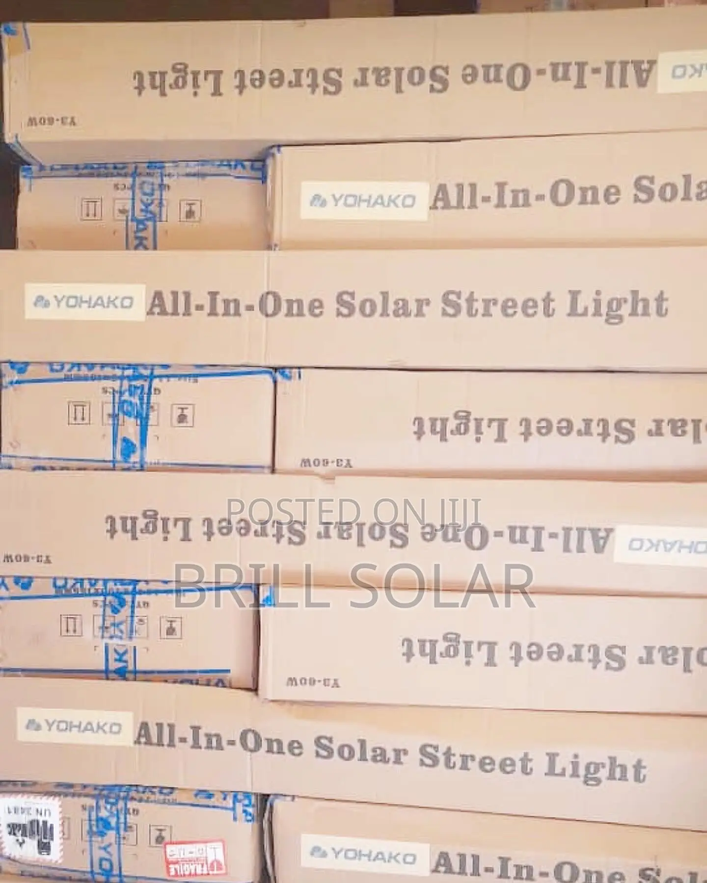 Y3-60w Yohako All-in-One Solar Street Light