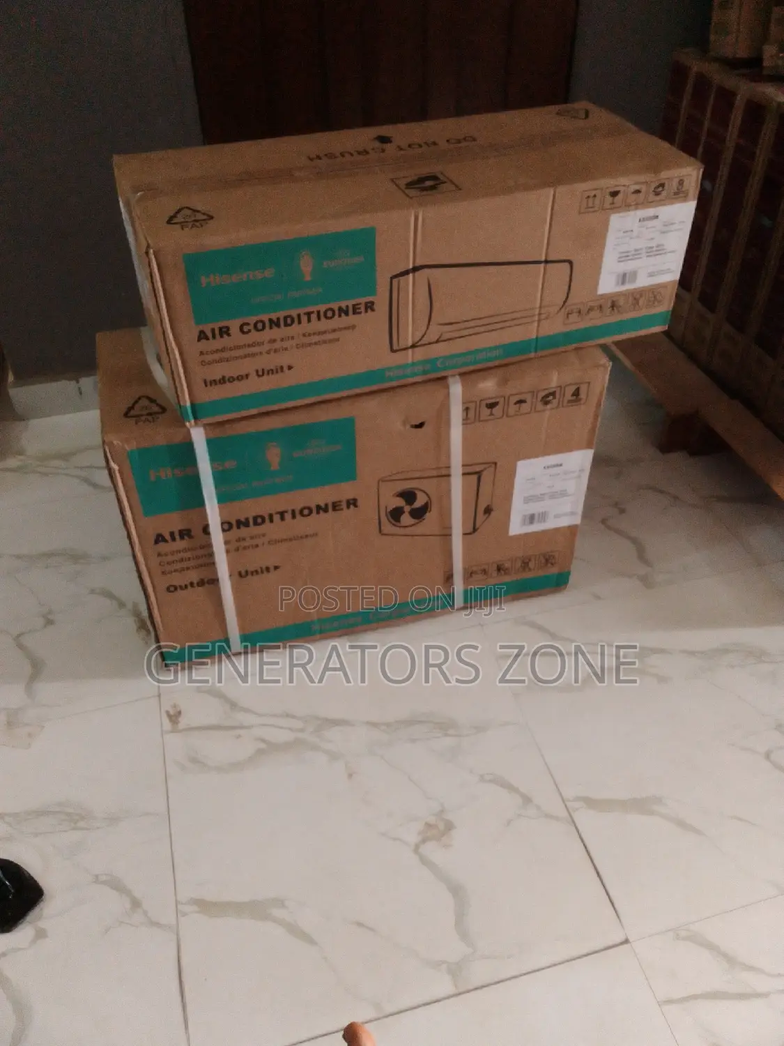 Powerful Cooling Turbo 1hp Hisense (As09dk) White+Remote