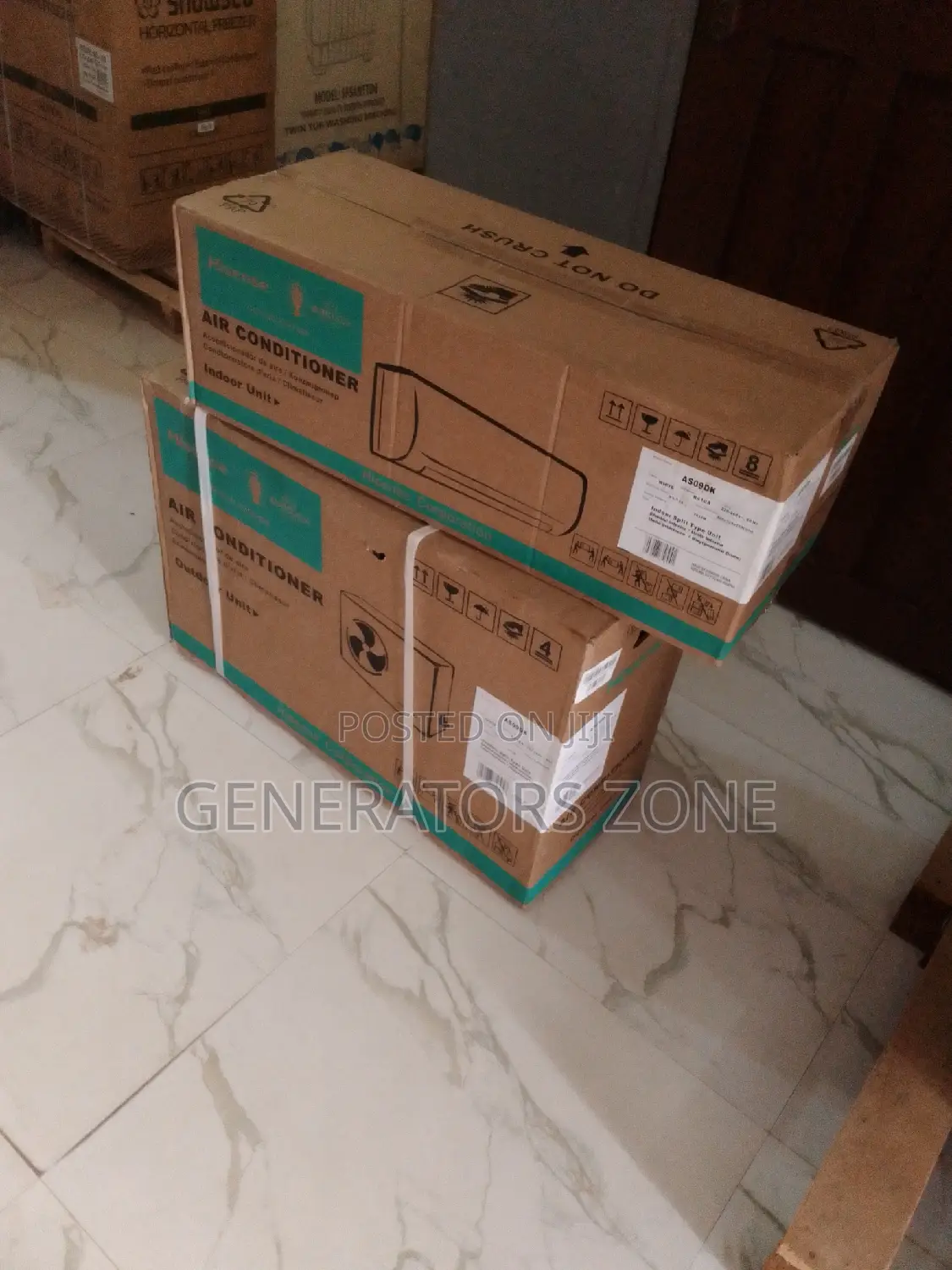Powerful Cooling Turbo 1hp Hisense (As09dk) White+Remote