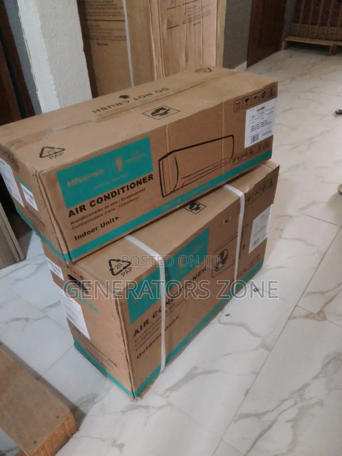 Super Cooling (White 1hp Inverter Hisense Ac(Remote Control)