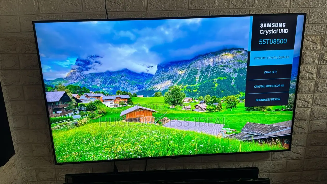 SAMSUNG 55" Smart Ultra HD HDR LED TV With Bixby, Alexa