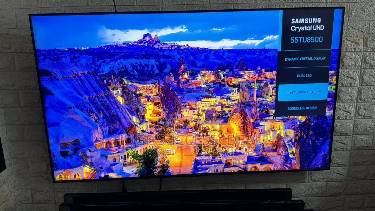 SAMSUNG 55" Smart Ultra HD HDR LED TV With Bixby, Alexa