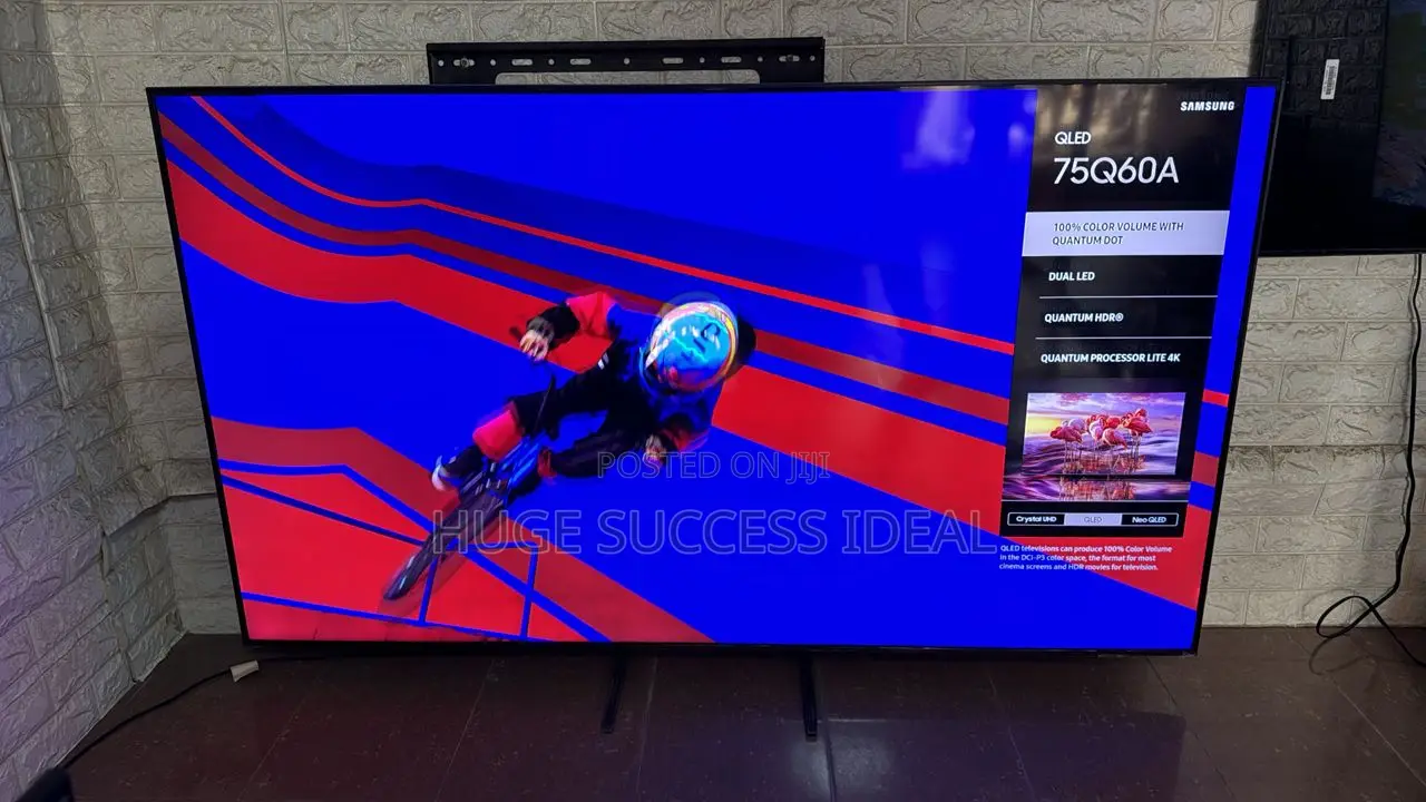 Samsung 75 Inch Qled Q60A Quantum HDR Dual LED Smart TV