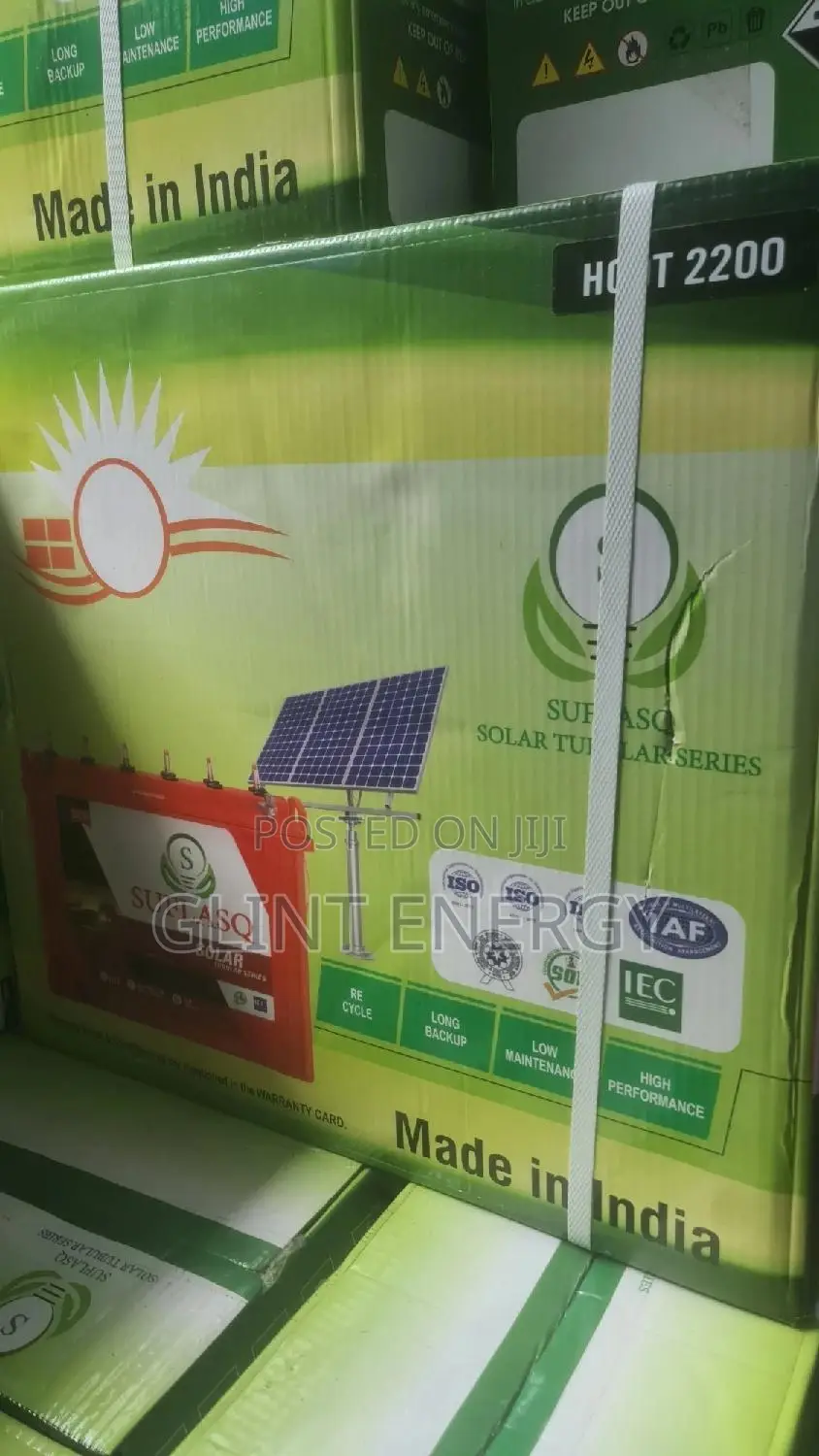 220ah 12v Sunflasq Tubular Battery