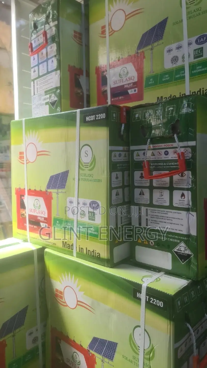 220ah 12v Sunflasq Tubular Battery
