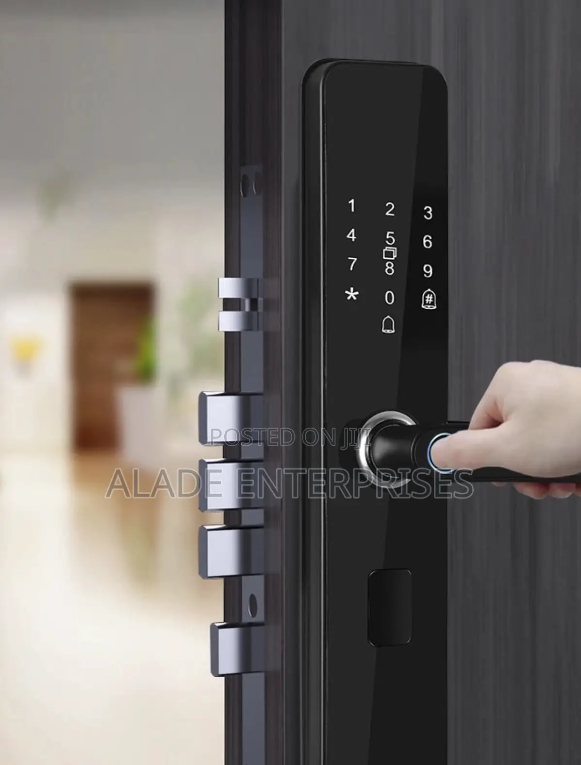 Door Lock With Fingerprint / IC Card / Password /Key Unlock