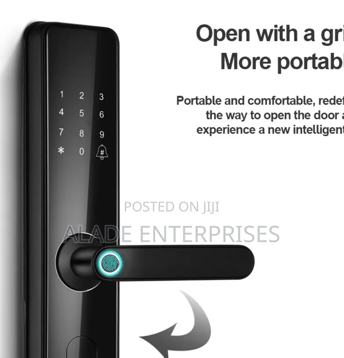 Smart Electronic Auto Door Lock With Biometric QUALITY