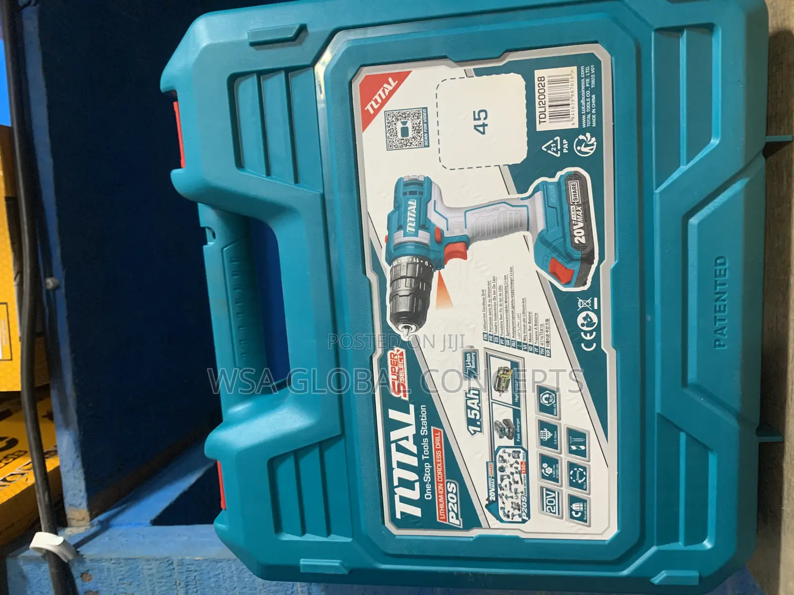 20 Volts Cordless Drill