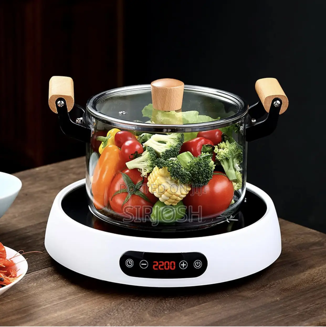 Glass Cooking Pot