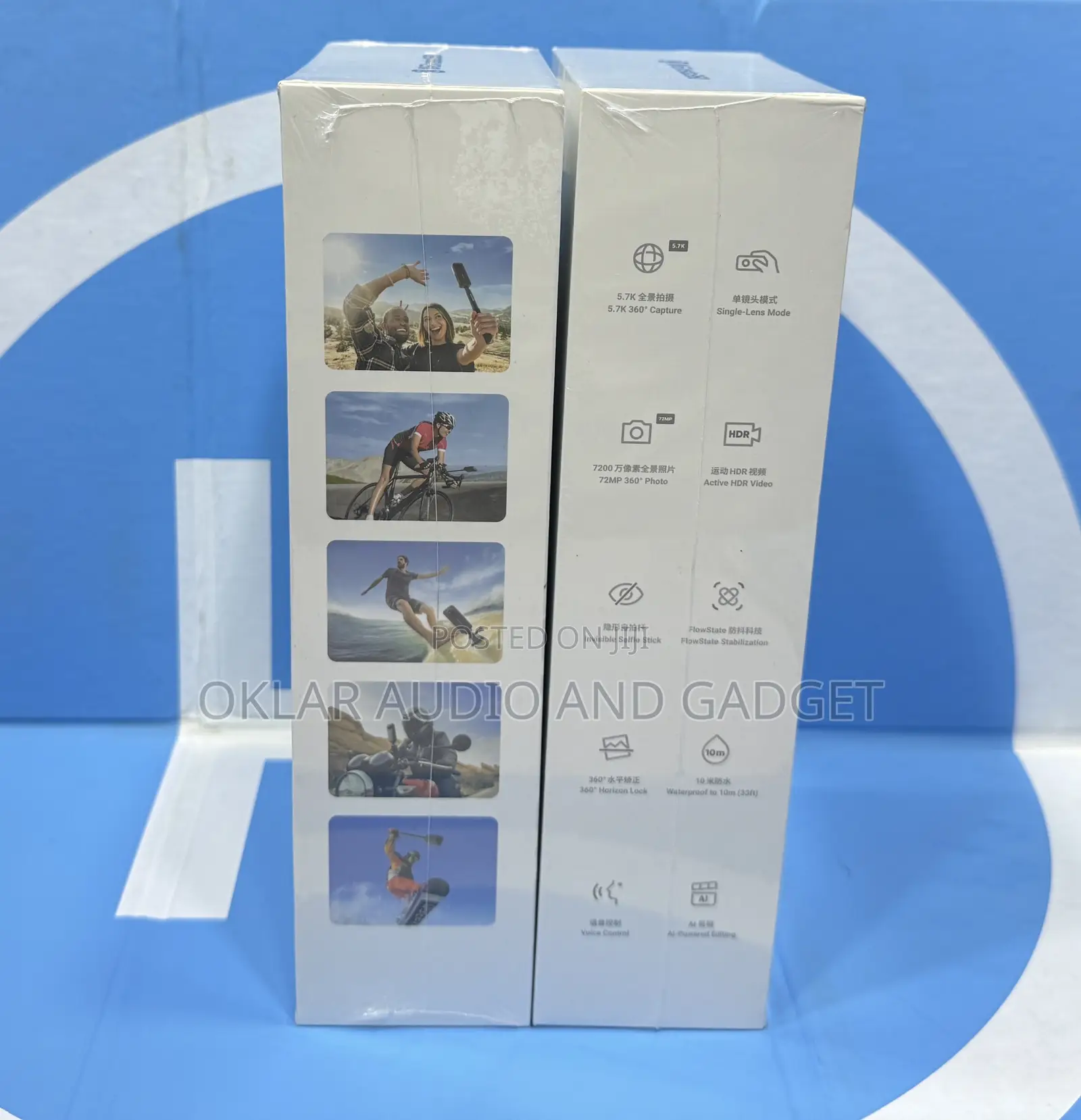 Insta360 X3 Action Camera With 64gb Micro Sd Memory Card