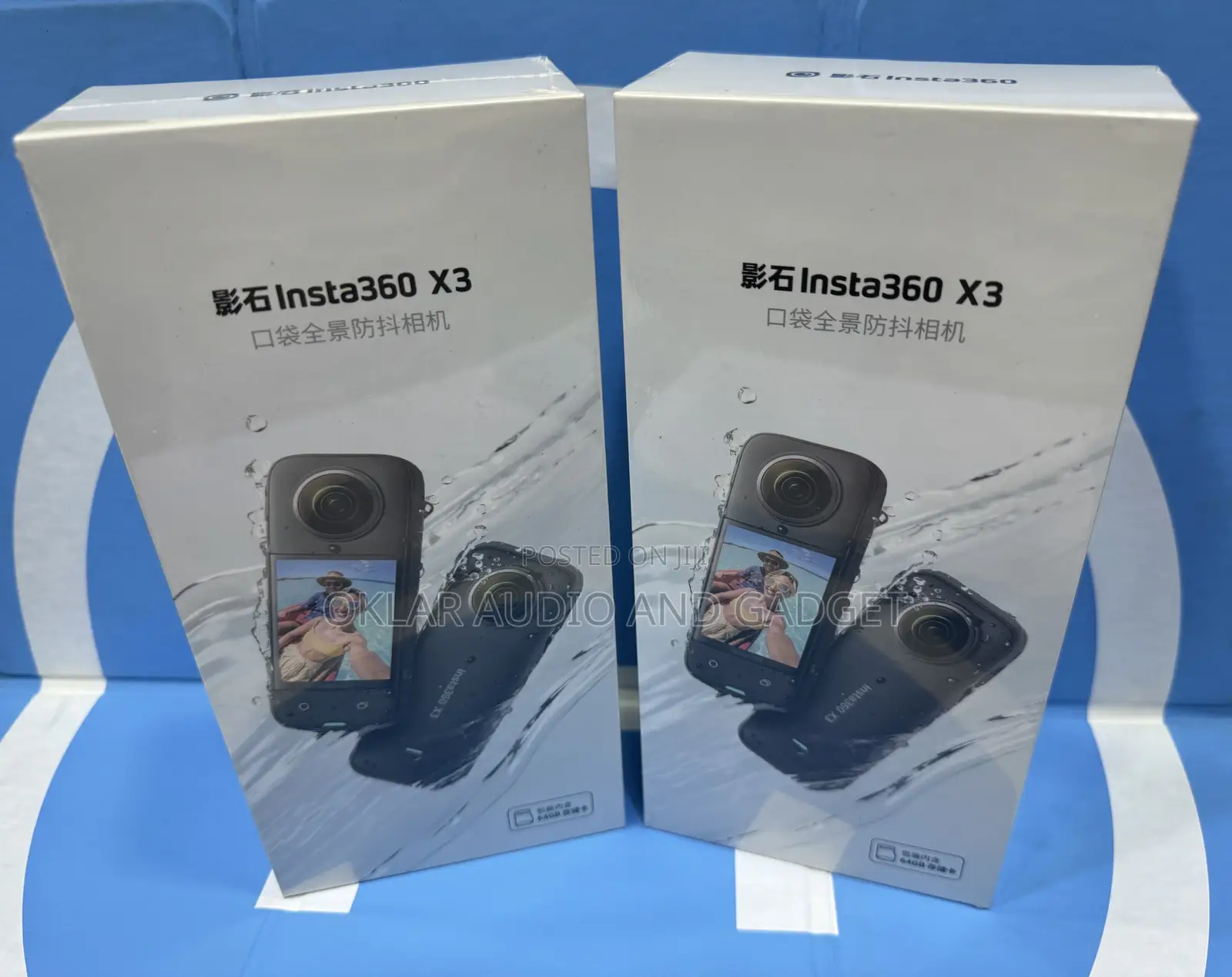 Insta360 X3 Action Camera With 64gb Micro Sd Memory Card