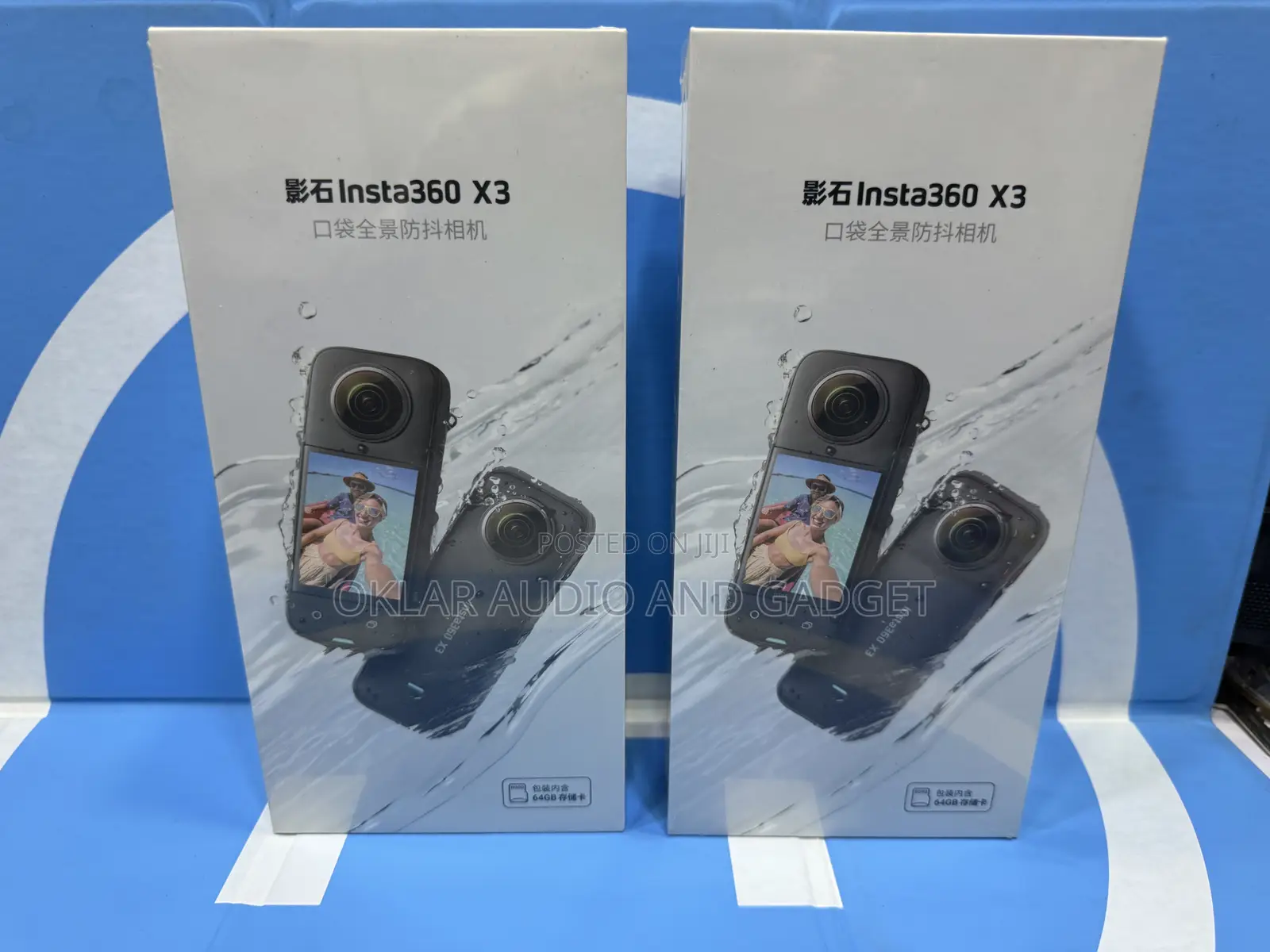Insta360 X3 Action Camera With 64gb Micro Sd Memory Card