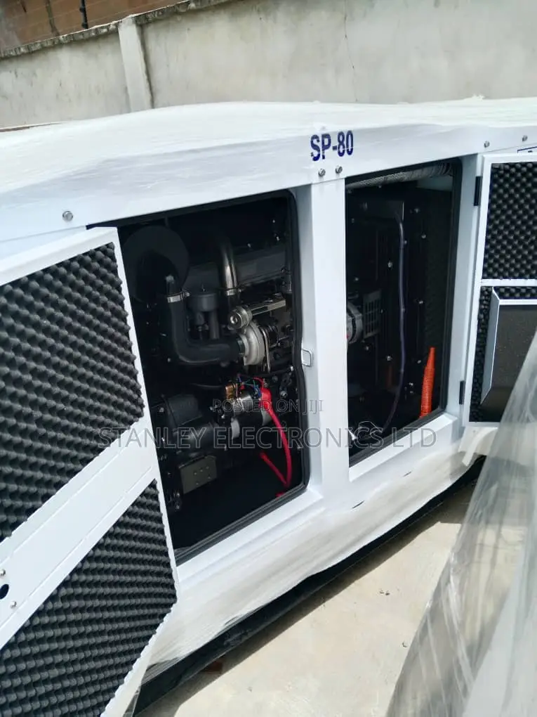 80kva New Arrival Soundproof Generator Diesel 100% Copper