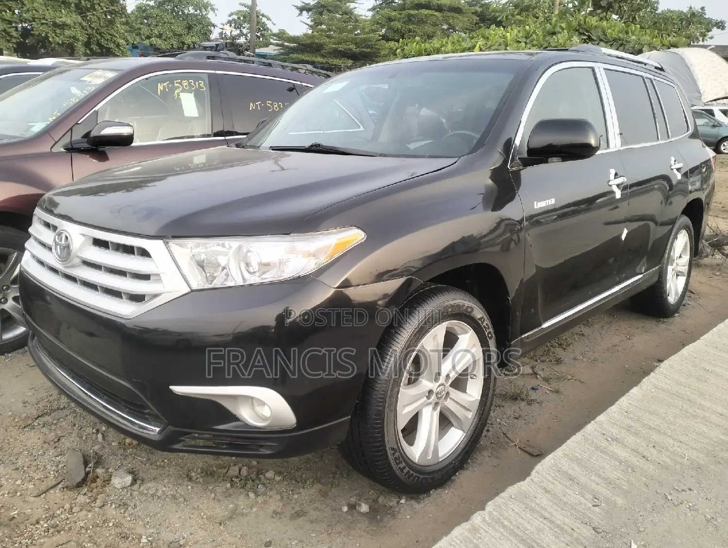 Toyota Highlander Limited 3.5l 4WD 2013 Black