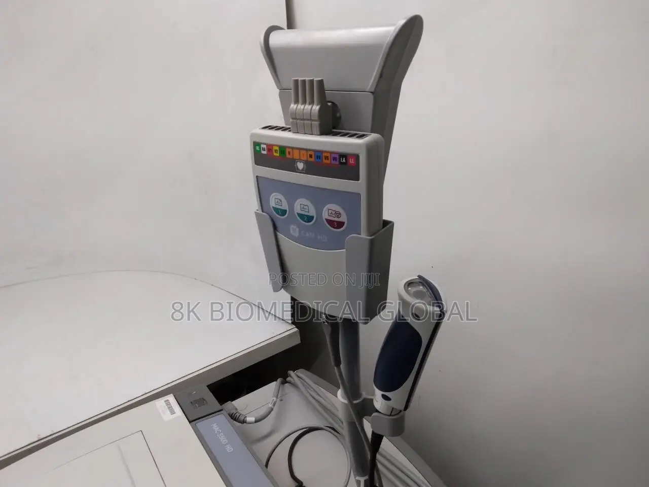 UK Used GE Mac 5500 HD ECG on Trolley