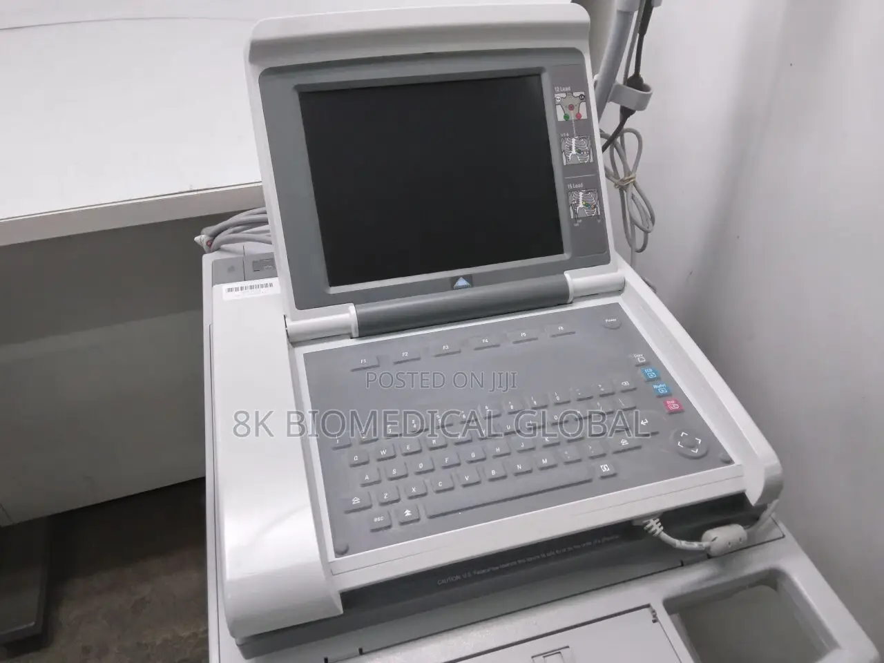 UK Used GE Mac 5500 HD ECG on Trolley
