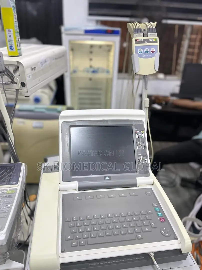 UK Used GE Mac 5500 HD ECG on Trolley