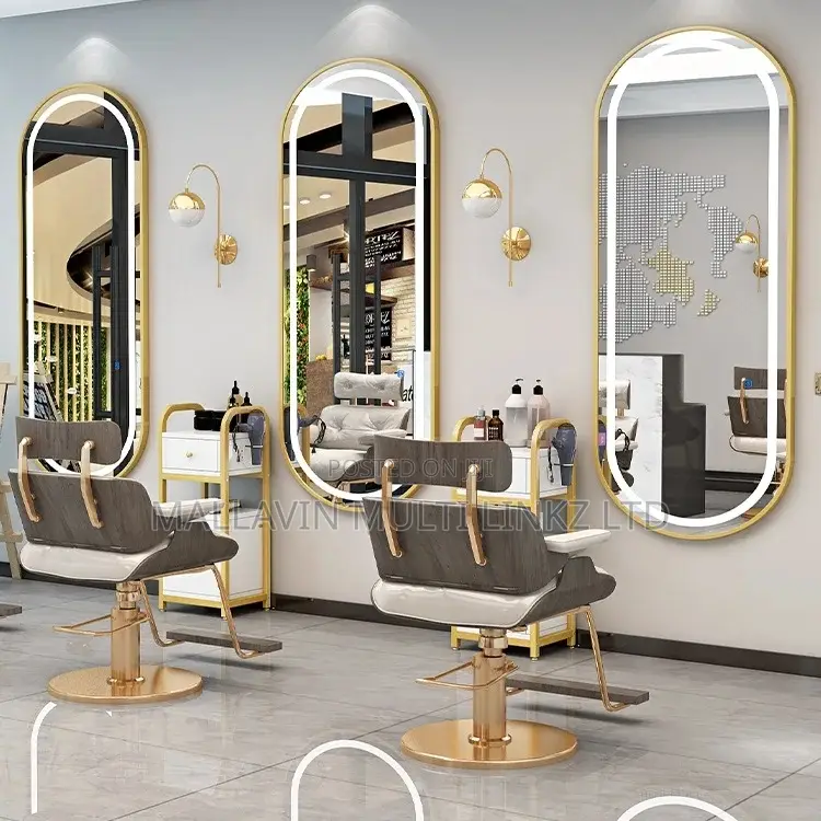 Barber Shop Salon Mirrors With Led Lights