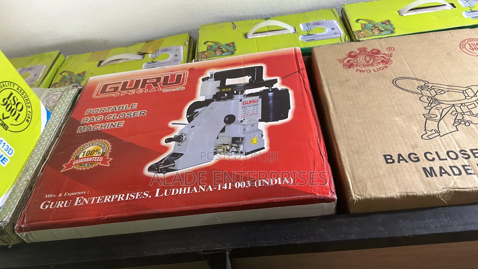 Portable Bag Closer Guru Special Sewing Machine With Oilpump