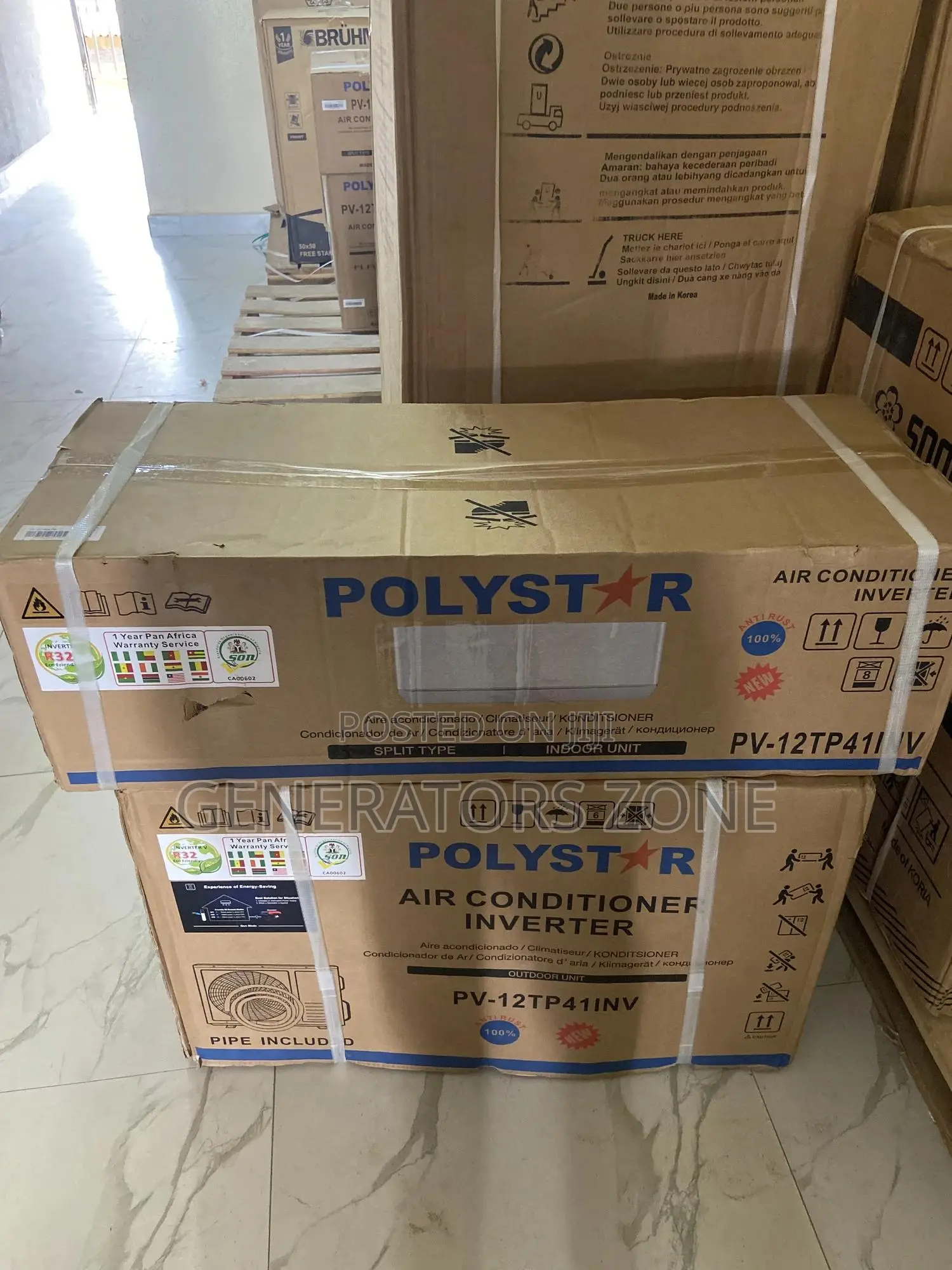 Brand New 1.5hp Polystar Inverter Ac[Pv-12tp41]
