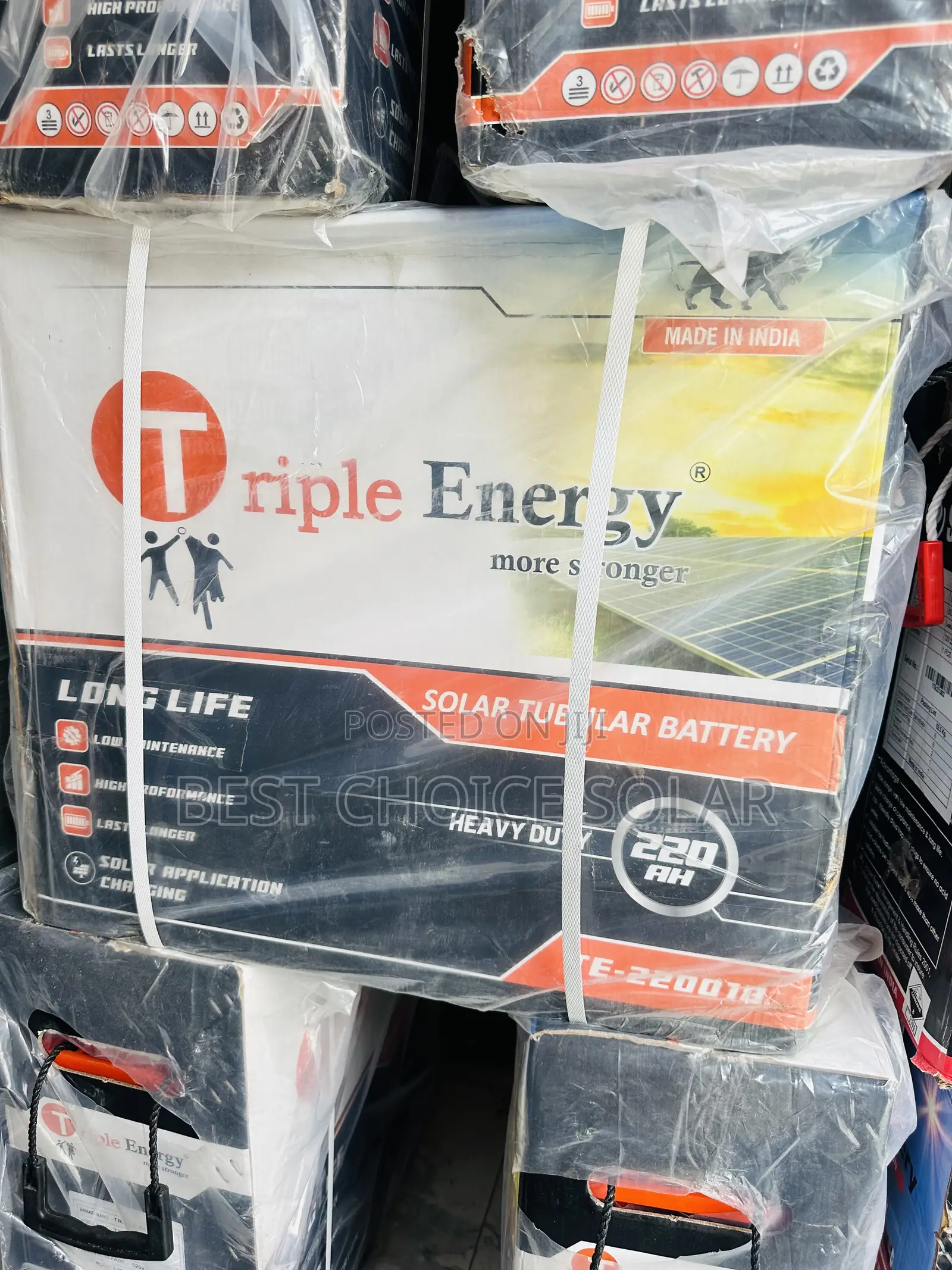 220ah 12v Triple Energy Tubular Battery