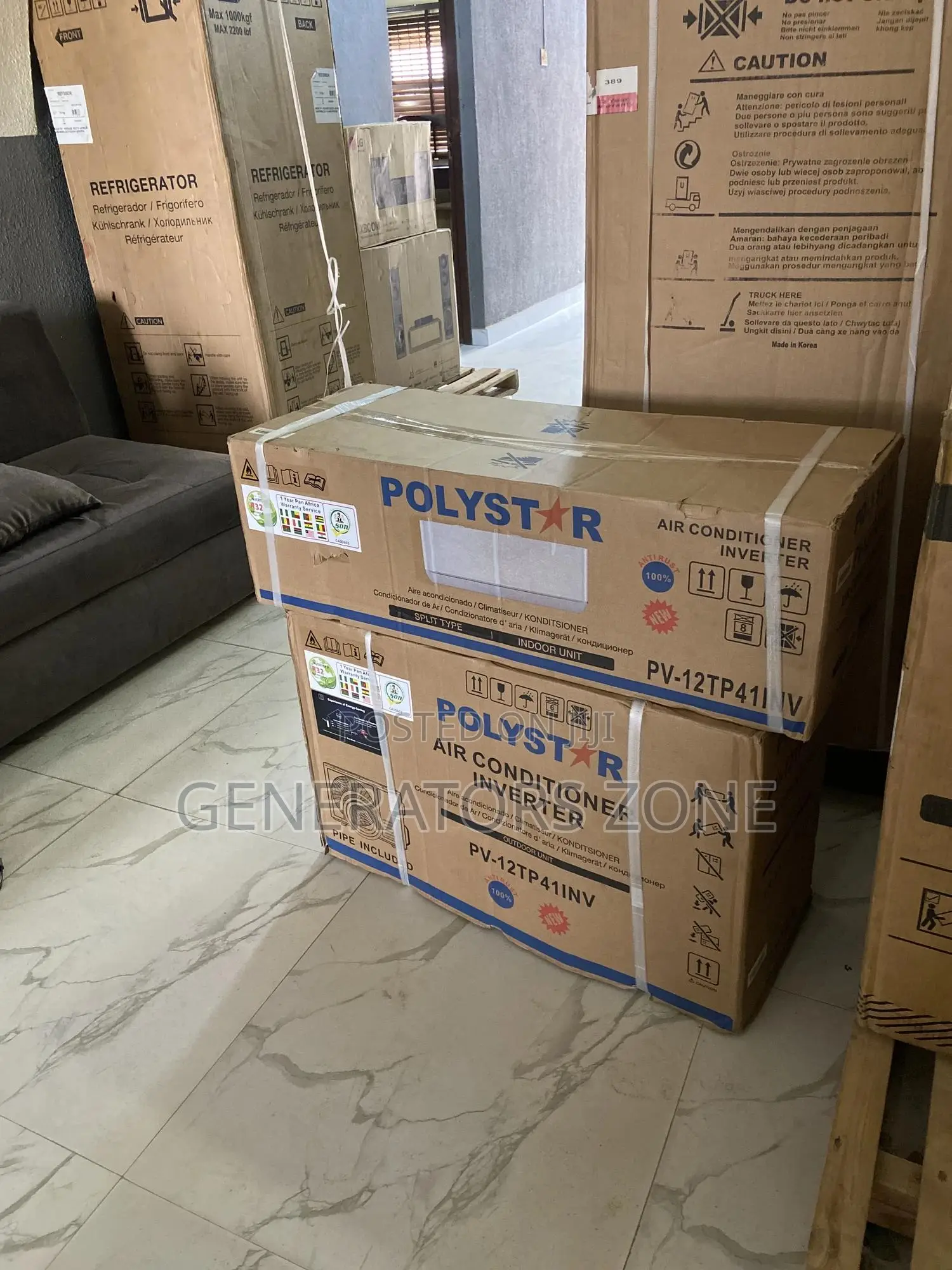 The Brand New 1.5hp Polystar Inverter AC