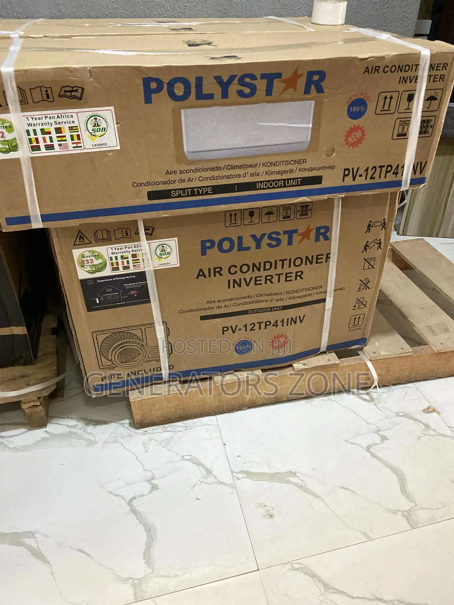 Reliable 1.5hp Polystar Inverter AC [Pv-12tp41]
