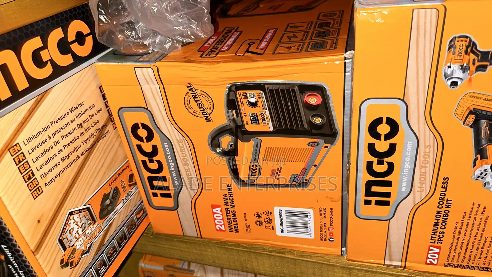 Ingco Inverter MMA Welding Machine 200 AMP - ING-MMA20038