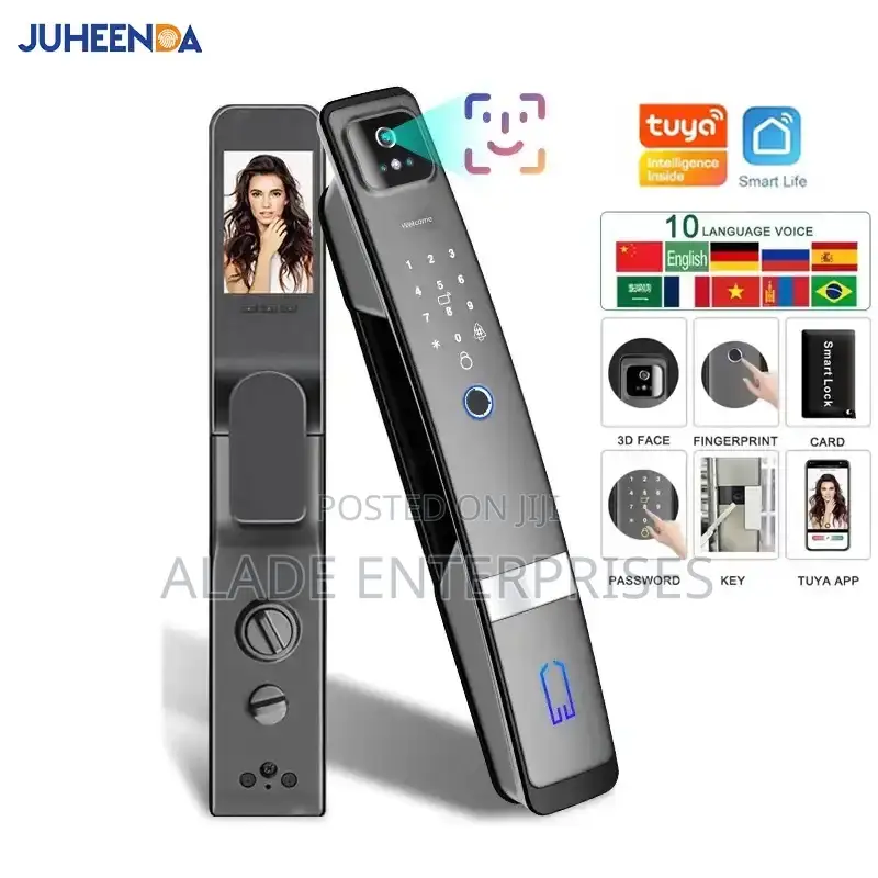 Outdoor Digital Lock With Camera 3D Face Recognition Smart