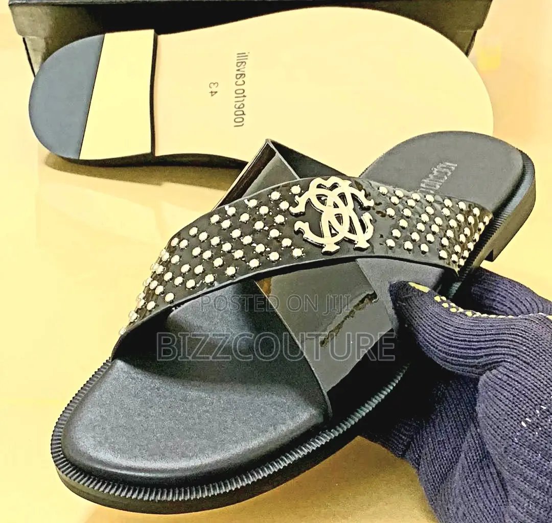Original ROBERTO CAVALLI Slippers Available in Store
