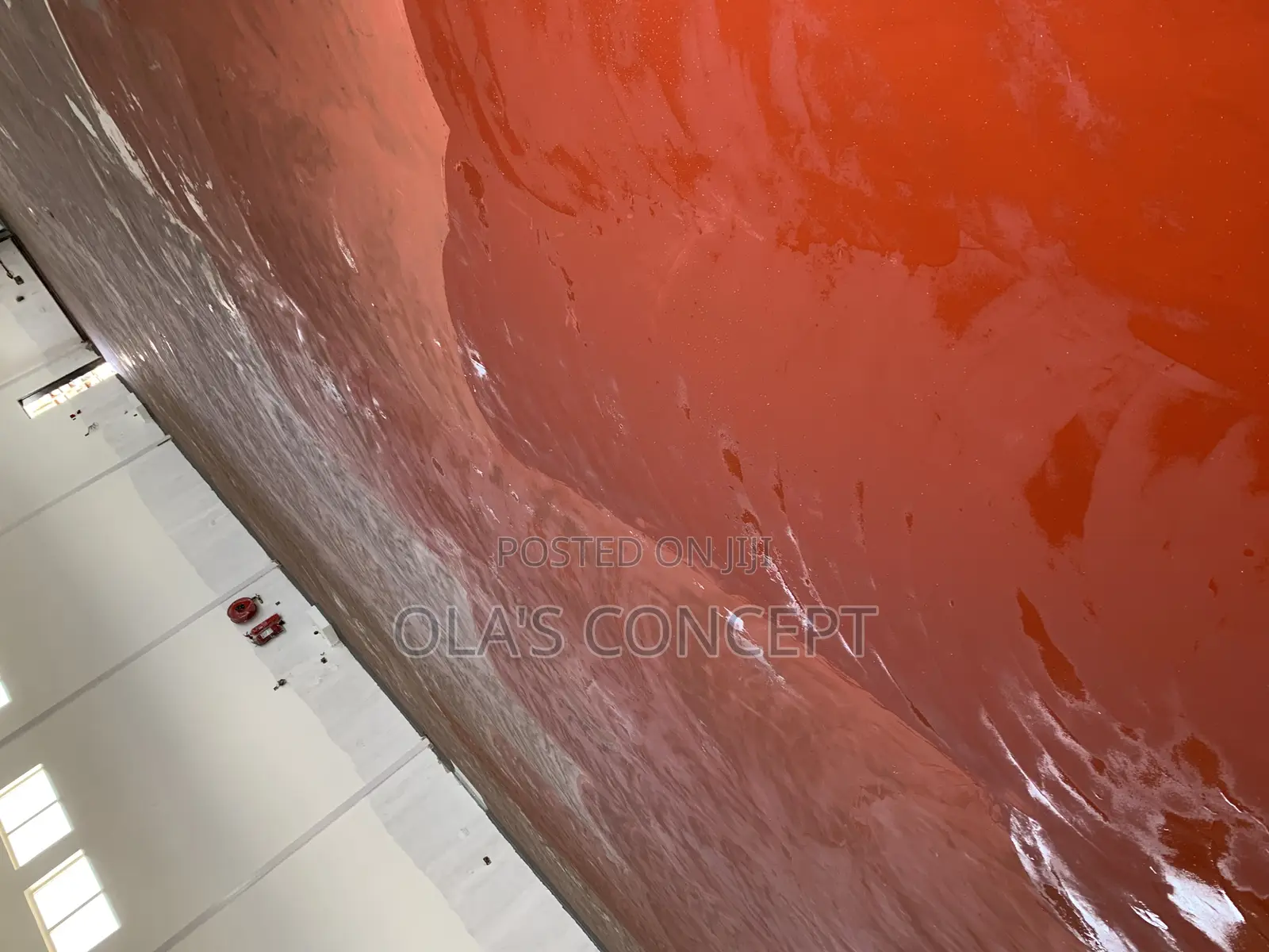 Main Epoxy Floor in Warehouse