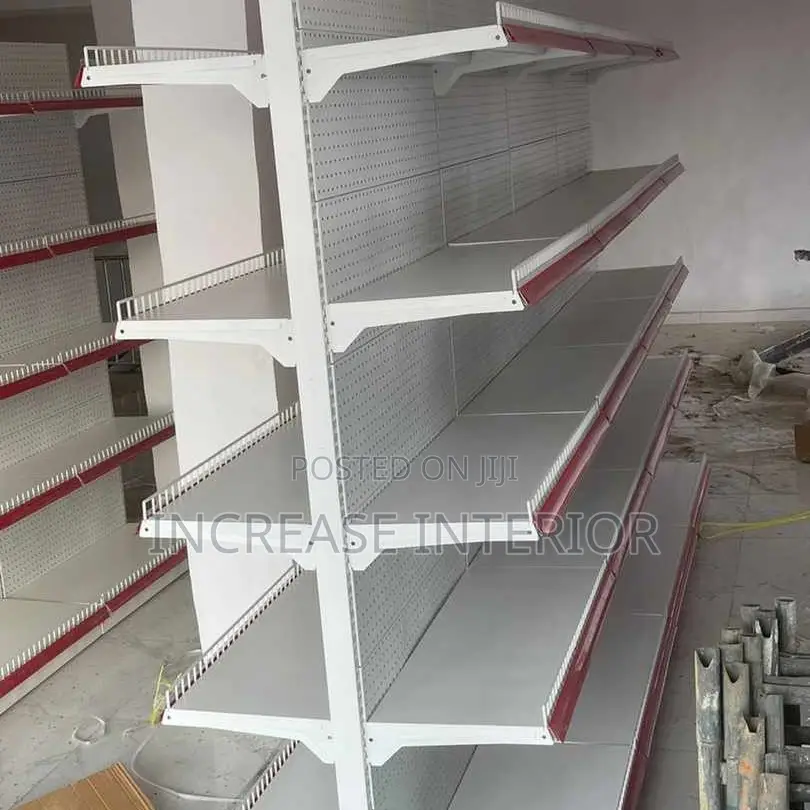 Imported Designed Strong Supermarket Shelve Double.