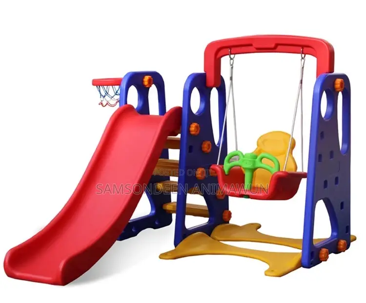 Durable Swing Slide and Basketball