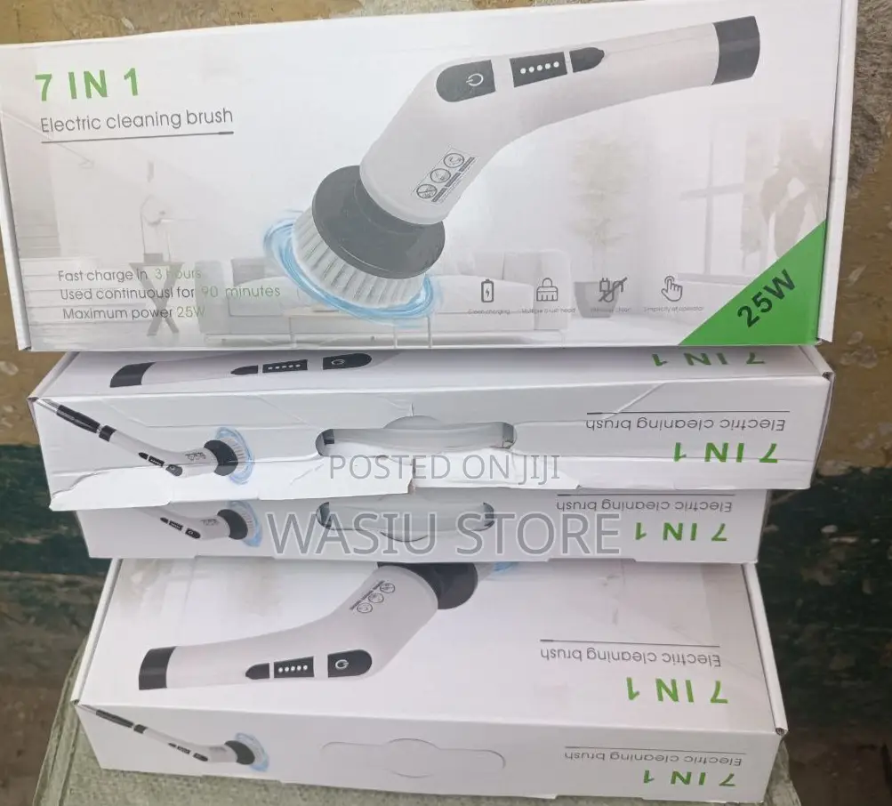 7 in 1 Electric Cleaning Brush Turbo Scrubber