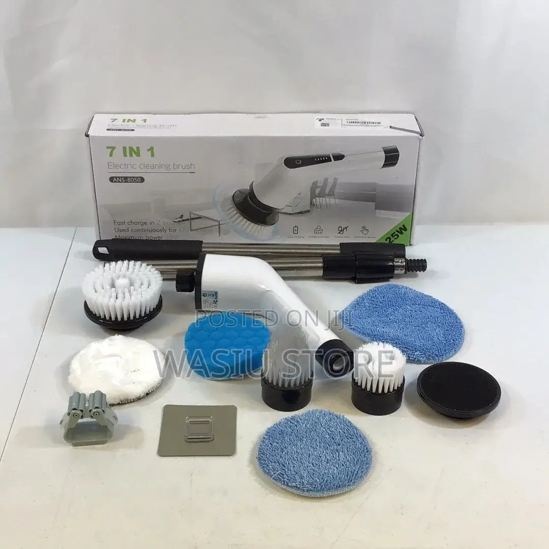 7 in 1 Electric Cleaning Brush Turbo Scrubber