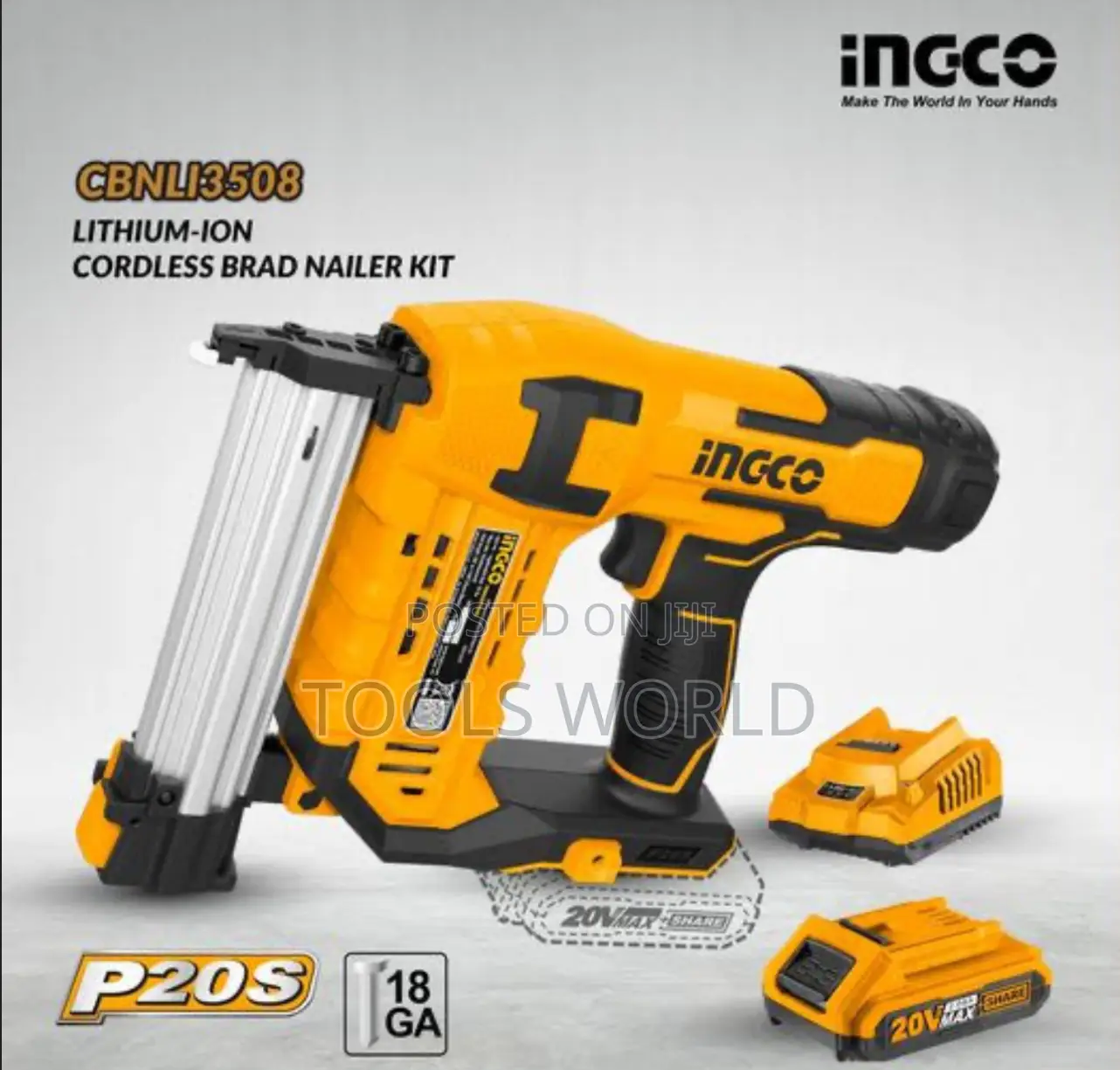 Lithium-Ion Cordless Brad Nailer Kit Cbnli3508 F15 - F35