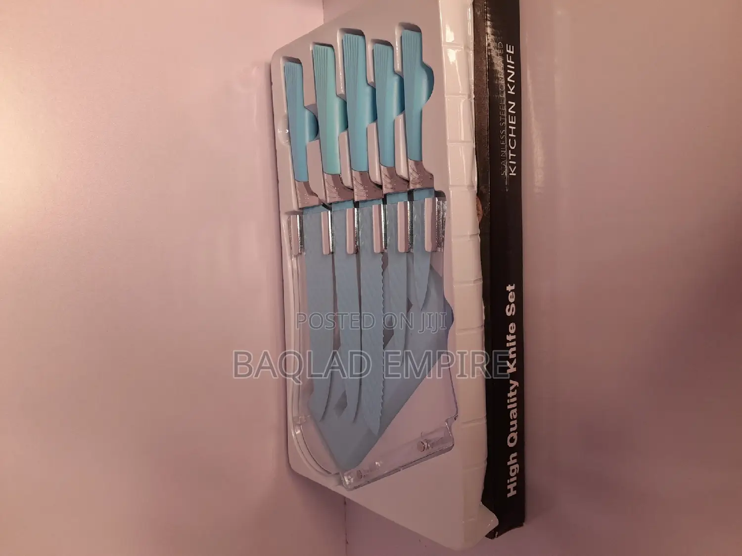 5pcs Corrgated Stainless Steel Kitchen Knife Set