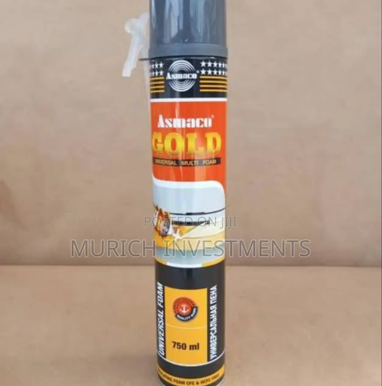Asmaco Foam Spray To Fill Voids Cracks 750ML