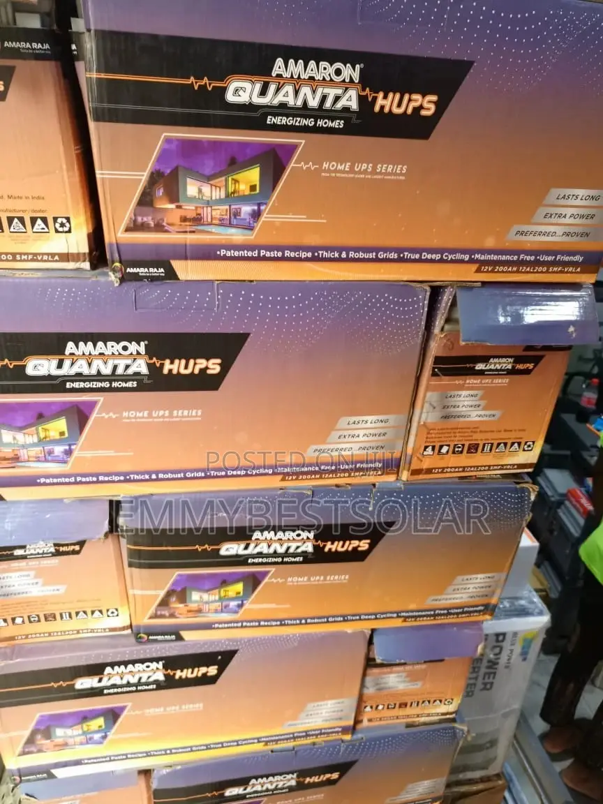 220ah 12v Quanta Amaron Dry Cell Battery